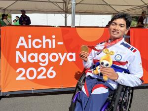 เหรียญทองที่ 15 ทัพไทย “เอกรวี” คว้าเหรียญทองจักรยานถนน เอเชียนพาราเกมส์ 2026