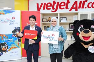 “เวียตเจ็ทไทยแลนด์” รุกตลาดอาเซียน ชูแคมเปญ “บินตรงกัวลาลัมเปอร์”ลดแรง 20%