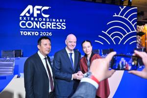 "มาดามแป้ง" ร่วมประชุม AFC Extraordinary Congress 2026 ณ กรุงโตเกียว ประเทศญี่ปุ่น