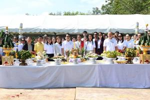 ผอ.รพ.หาดใหญ่นำคณะจัดพิธีบวงสรวงขออนุญาตใช้พื้นที่ก่อนเริ่มก่อสร้าง รพ.หาดใหญ่แห่งที่ 2