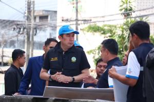 อธิบดีกรมชลฯ ลุยเตรียมพร้อมเมืองนครศรีฯ รับมือฝนตกหนัก