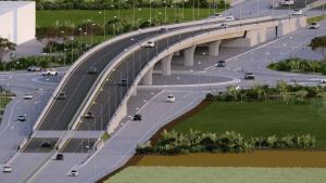 เริ่มสร้างแล้ว!สะพานข้ามแยกแม่ข้าวต้ม จ. เชียงราย งบ 329 ล้านบาท แก้รถติด คาดเสร็จปี 72