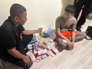 ป.รวบเพิ่มอีก 6 สมุน"จริง สันติสุข" เอเยนต์ยานรกเมืองตรัง สั่งปาระเบิดทวงหนี้ ยึดทรัพย์ 21 ล้าน